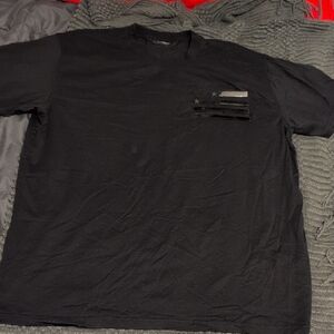 Givenchy Black Metal US Flag Men's T-Shirt Size L